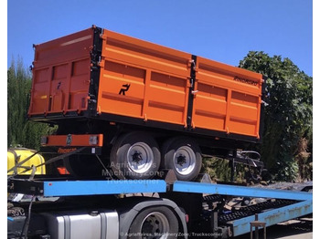 Rinoagro REMOLQUE TANDEM AGRICOLA CEREAL BATEA TABLEROS DESMONTABLE RINO-40T - Farm tipping trailer/ Dumper