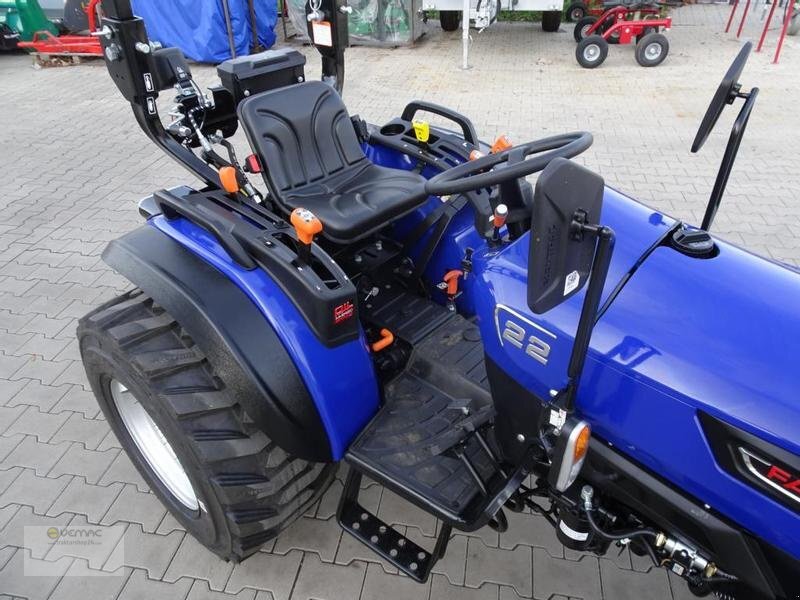 New Compact tractor Farmtrac Farmtrac 22 22PS Industriebereifung Traktor Schlepper Mitsubishi: picture 16
