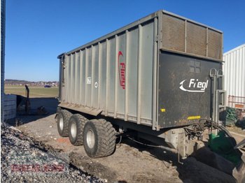Farm tipping trailer/ Dumper Fliegl TMK 371 Bull Tridem 40 m³: picture 1