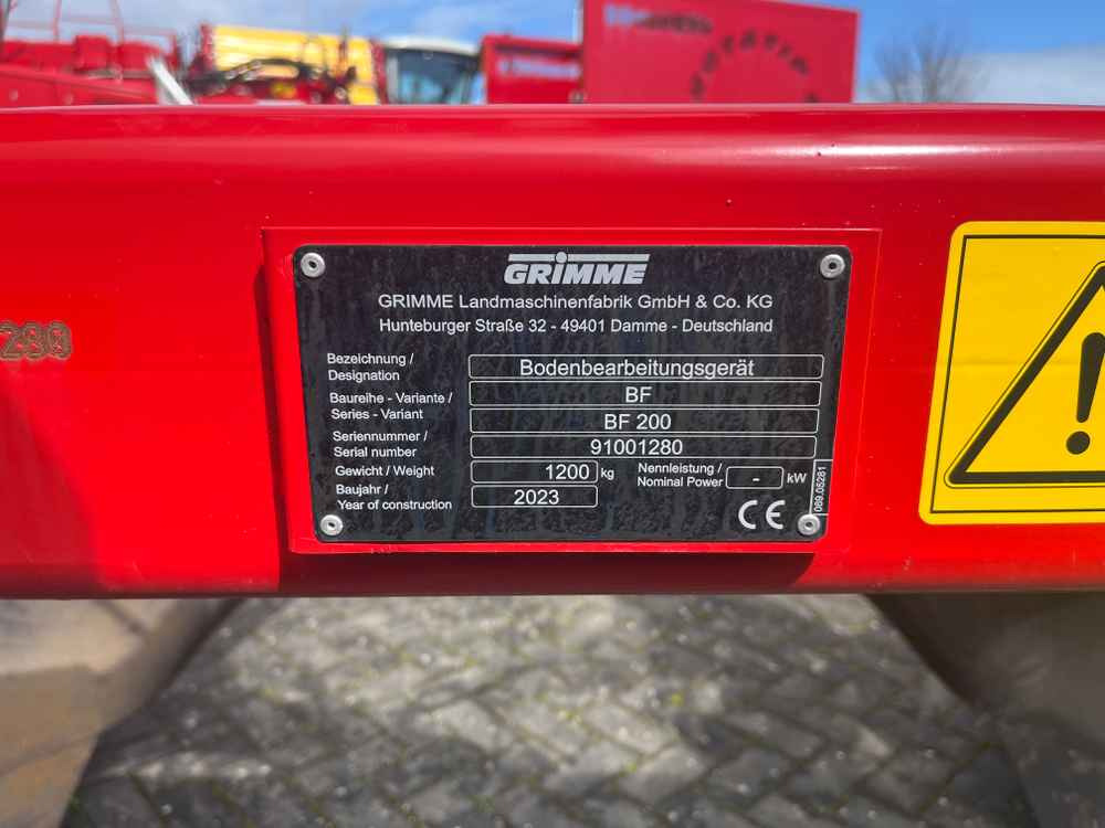Harvester attachment Grimme BF: picture 5