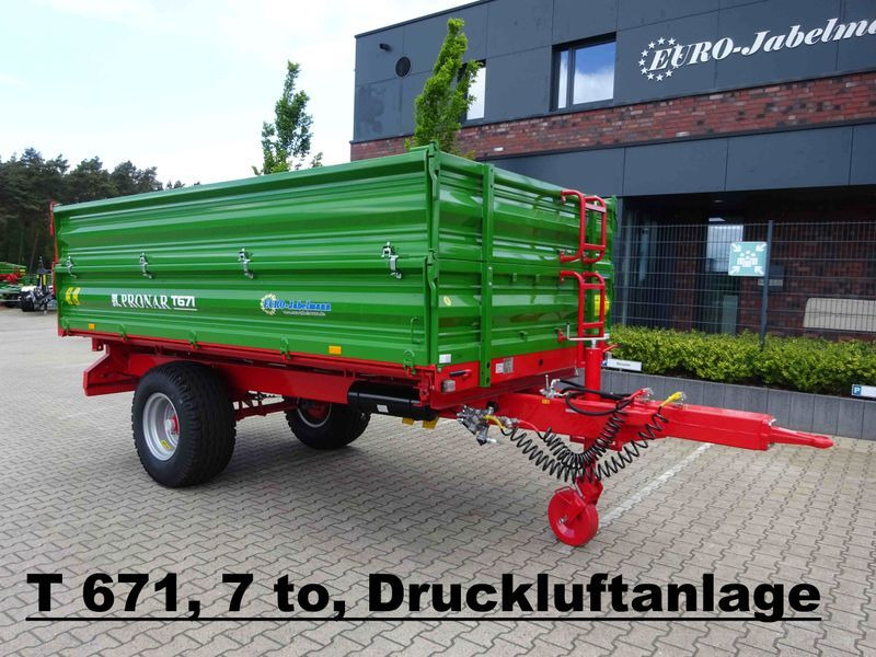 New Farm tipping trailer/ Dumper Pronar Einachsdreiseitenkipper, NEU, von 6 + 7 to Gesam: picture 3