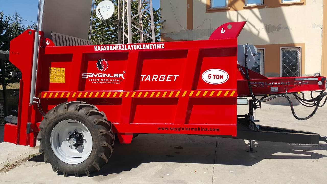 Manure spreader TARGET 5 TON HYDRAULIC PUSH MANURE SPREADER: picture 4