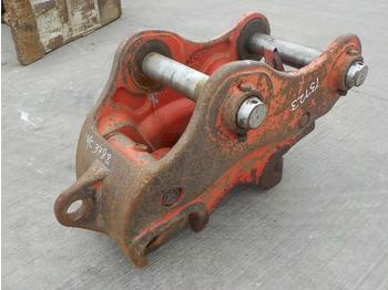  2013 Miller Hydraulic Double Lock QH 80mm Pin to suit 20 Ton Excavator - Bucket