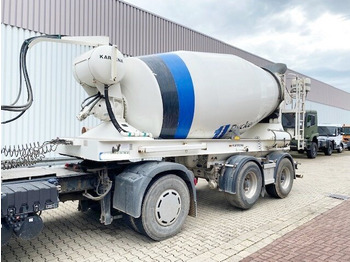 Concrete mixer semi-trailer