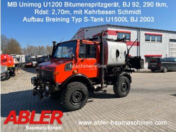 MERCEDES-BENZ Bitumenspritzgerät Unimog U1200 Aufbau Breining - Asphalt distributor