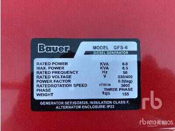 New Generator set BAUER GFS-6 ATS (Unused): picture 5