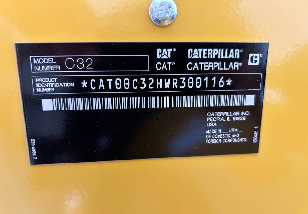 CAT C32 - 1.250 kVA Open Generator - DPX-18108  leasing CAT C32 - 1.250 kVA Open Generator - DPX-18108: picture 19