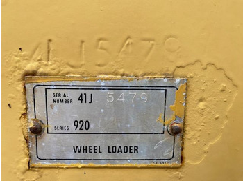 Wheel loader Cat 920: picture 5