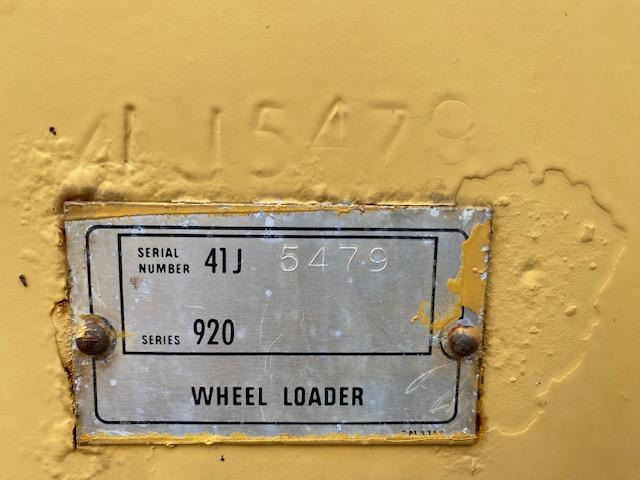 Wheel loader Cat 920: picture 5