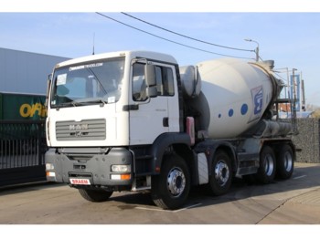 MAN TGA 35.390 BB + BETON MIXER STETTER 9M3 - Concrete mixer truck