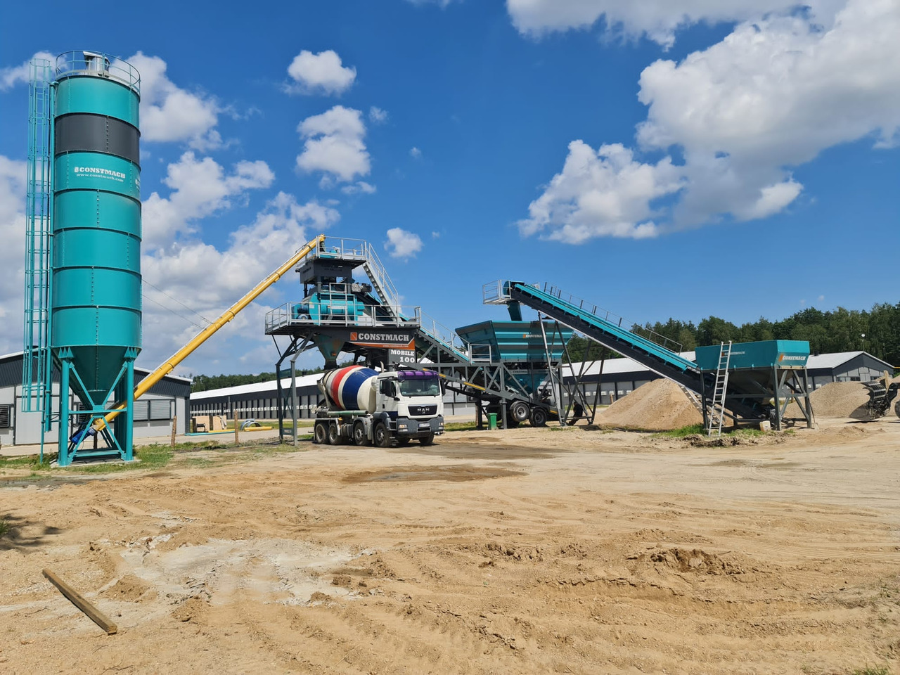 New Concrete plant Constmach Mobile Betonmischanlage mit 100 m3/h: picture 4
