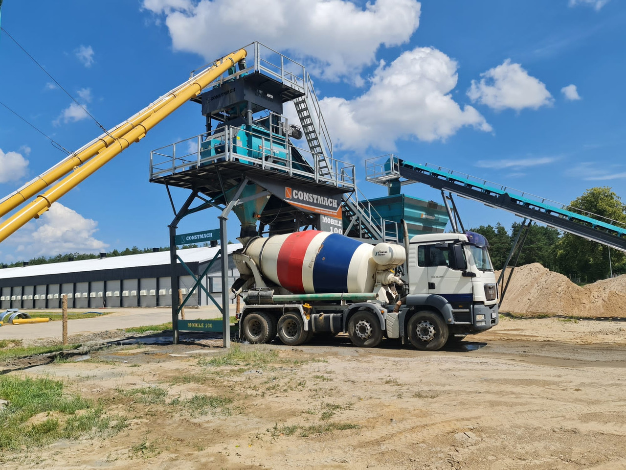 New Concrete plant Constmach Mobile Betonmischanlage mit 100 m3/h: picture 10