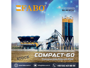 New Concrete plant FABO COMPACT-60 CONCRETE PLANT | CONVEYOR TYPE: picture 1
