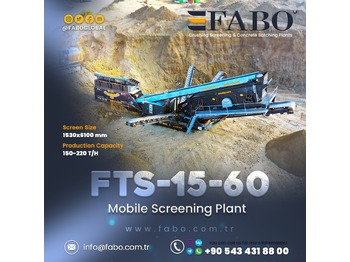New Screener FABO FTS 15-60 TRACKED SCREENER: picture 1