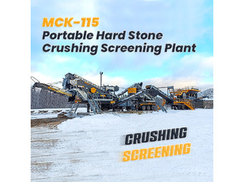 New Mobile crusher FABO MCK-115 MOBILE CRUSHING & SCREENING PLANT FOR HARDSTONE | 180-300 TPH: picture 1