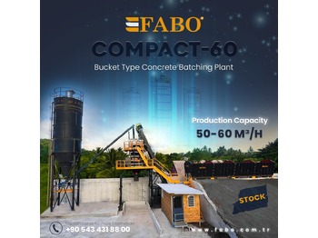 New Concrete plant FABO SKIP SYSTEM CONCRETE BATCHING PLANT | 60m3/h Capacity: picture 1