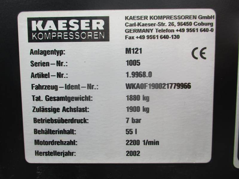 Air compressor Kaeser M 121: picture 10