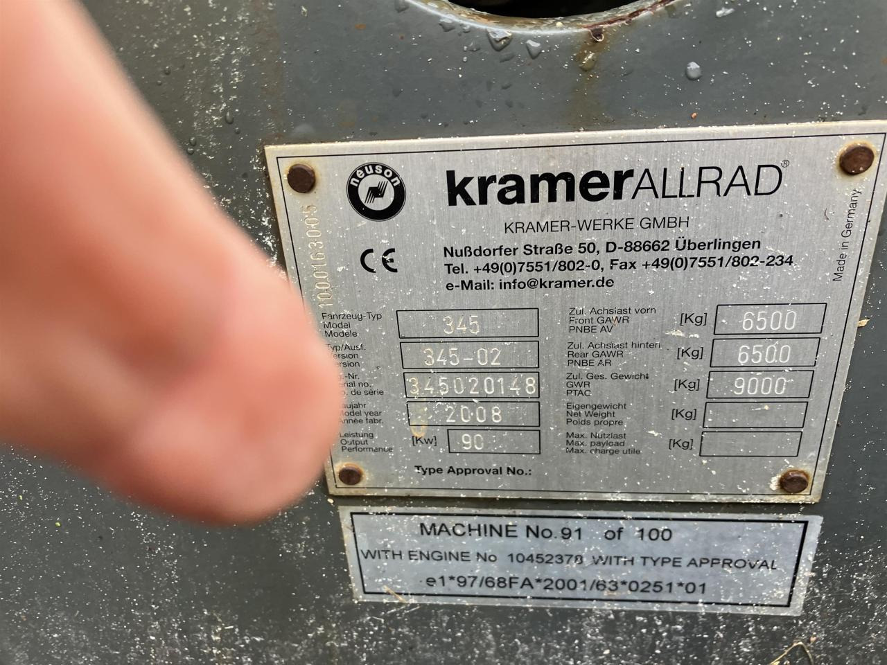 Wheel loader Kramer KL 880: picture 3