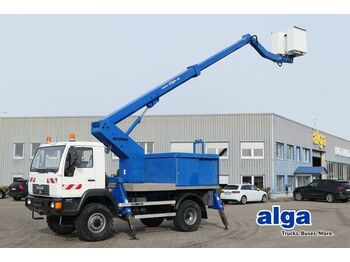 Truck mounted aerial platform MAN 10.180 4x4, Ruthmann, 17m, Arbeitsbühne, Allrad: picture 1
