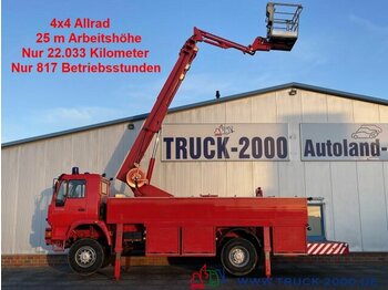 Truck mounted aerial platform MAN 18.280 4x4 25m Höhe Montage-Dach-Solar Reinigung: picture 1