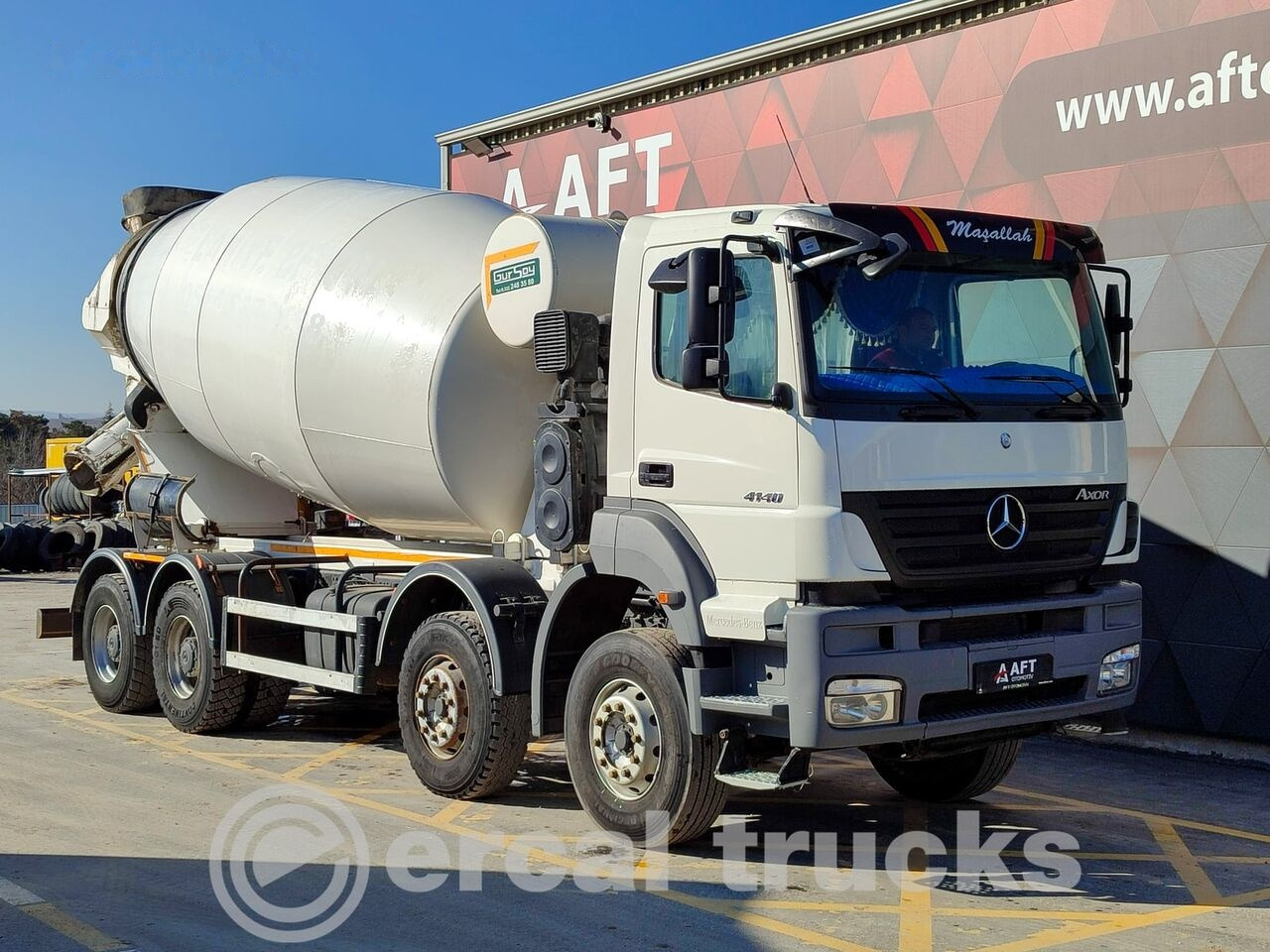 Concrete mixer truck Mercedes-Benz AXOR 4140: picture 3