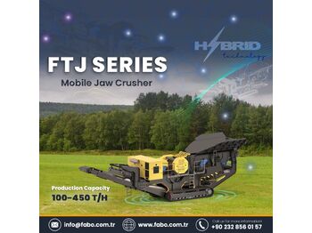 Fabo FTJ 11-75 Tracked Jaw Crusher - mobile crusher