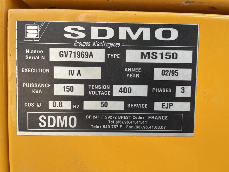 Generator set SDMO Cummins Leroy Somer 150 kVA silent: picture 14