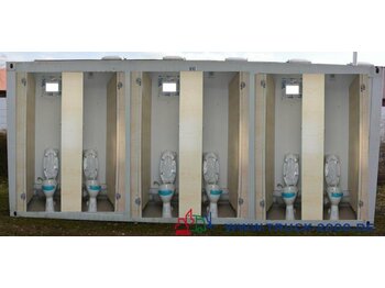  Sanitär-Toilettencontainer 6 WC + 4 Waschbecken - construction machinery