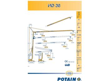 Potain HD 36 - Tower crane