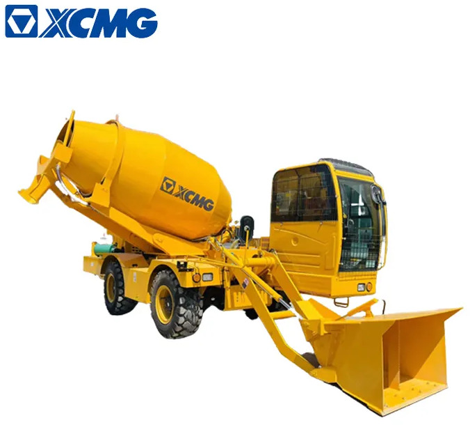 Concrete mixer truck XCMG Official 4 Wheel Drive Mini 4m3 Self Loading Concrete Mixer Machine: picture 6