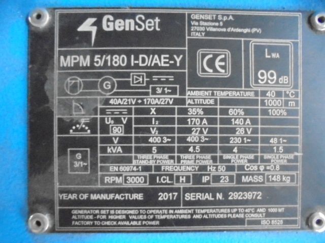 Generator set mpm 5 KVA: picture 4