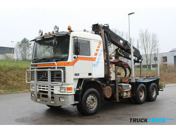 Volvo F16 6x4 Holzkran  - Forestry trailer