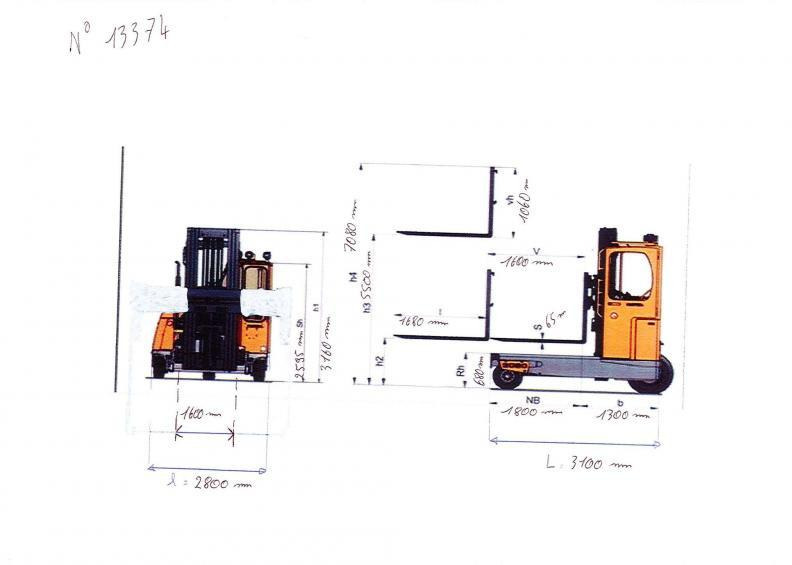 4-way reach truck Combilift C6000: picture 15