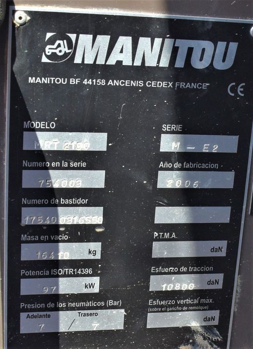 Telescopic handler Manitou MRT 2150 * Teleskoplader* TOPZUSTAND !: picture 11