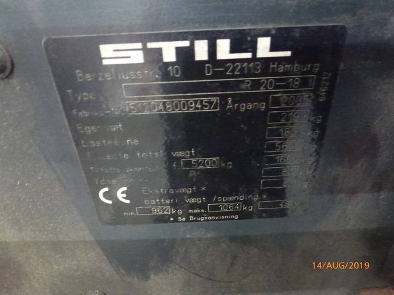 Electric forklift STILL R20-18I: picture 3