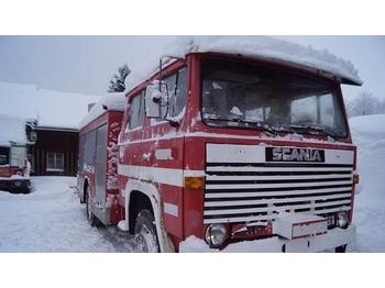 Scania 81 Brannbil EU-godkjent (motorredskap) SE VIDEO  - Fire truck