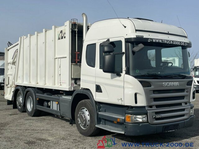 Garbage truck for transportation of garbage Scania P320 Haller 21m³ Schüttung C-Trace Ident.4 Sitze: picture 14