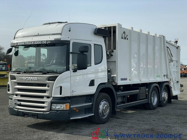 Garbage truck for transportation of garbage Scania P320 Haller 21m³ Schüttung C-Trace Ident.4 Sitze: picture 8