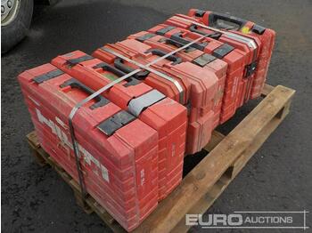  Pallet of Empty Hilti Tool Boxes - workshop equipment