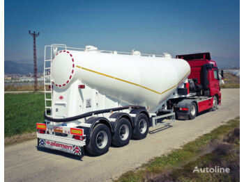 New Silo semi-trailer Alamen Any size brand new cement bulker, dry-bulk silo: picture 1