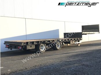 Low loader semi-trailer Carnehl 2 Achs Tieflader Stufensattel, letzte Achse zwangsgelenkt: picture 1