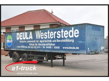 Ackermann 2-Achs- Kofferauflieger, Lenkachse, LBW  - Closed box semi-trailer