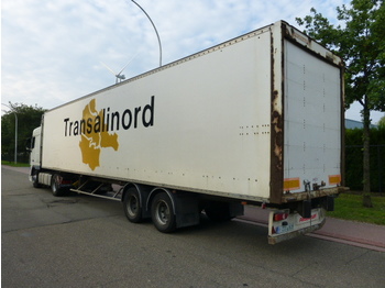 Fruehauf DF33 8 ROUES/WIELEN BLATT/SPRING 5 STUKS/PIECES - Closed box semi-trailer