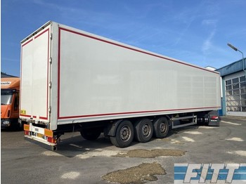 Hertoghs 3 ass plywood gesloten, hardhout vloer - Closed box semi-trailer