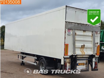 Netam-Fruehauf 1 Axle Ladebordwand Lenkachse - Closed box semi-trailer