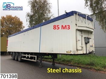Samro Walking-floor 85 M3, Steel chassis, Disc brakes - Closed box semi-trailer