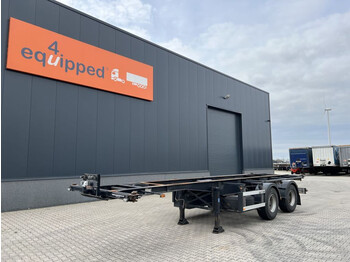 ESVE 30FT chassis, 2-axle, steering-axle, NL-chassis, APK: 10/2023 - Container transporter/ Swap body semi-trailer