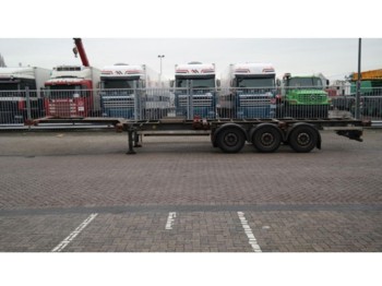 Groenewegen 3 AXLE CONTAINER TRAILER - Container transporter/ Swap body semi-trailer