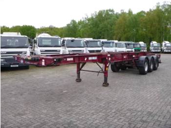 Montracon 3-axle sliding container trailer - Container transporter/ Swap body semi-trailer