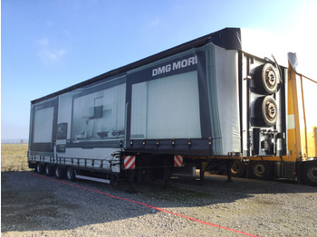 Meusburger 4axle Meusburger curtain sided trailer - Curtainsider semi-trailer